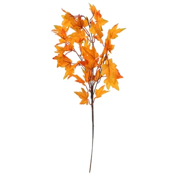Rastline Dekor Umetno Maple Leaf Izbirčen Zahvalni Notranji Padec Listje, Veje, Svileno Krpo Občutljivo Veje Stebla Buče