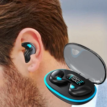 Ultra Majhen, Neviden Brezžično tehnologijo Bluetooth, združljiva Čepkov Stereo Mini Slušalke Športne Slušalke Nepremočljiva Ne v Uho Slušalke