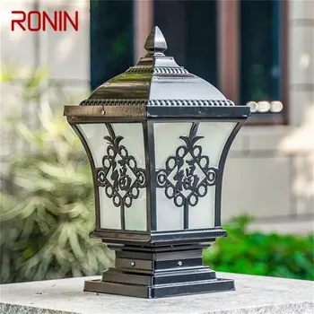 RONIN Prostem Klasični Pošti Retro Lahka Nepremočljiva Steber LED Stenska Svetilka Svetilke za Dom Vrt