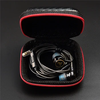 NOVO Vodotesne Slušalke Primeru Težko EVA Primeru Prenosni Mini Zadrgo Slušalke Vrečko Za Slušalke Čepkov Pribor Torbica Polje