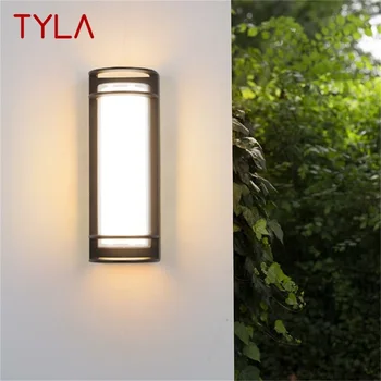 ·TYLA Steno Sconces Svetlobo na Prostem Klasična LED Žarnica Vodotesen IP65 Doma Dekorativne Za Verandi Stopnicah